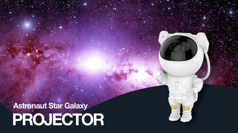 Astronaut Projektor - hvid